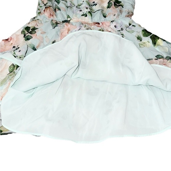 Yumi Kim Sunday Rose Aqua Meghan Halter Mini Dress - Picture 7 of 9